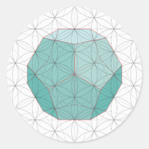 Adesivo Dodecaedron Sticker