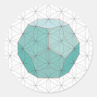 Adesivo Dodecaedron Sticker