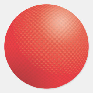 Adesivo Dodgeball Vermelho