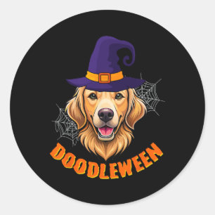 Adesivo Dodle Ouro Dodle Dedle Dedle Dourado do Halloween 