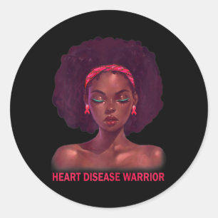 Adesivo Doença Cardíaca Afro-Americana