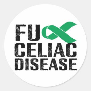 Adesivo Doença Celíaca FU - Preto e Verde