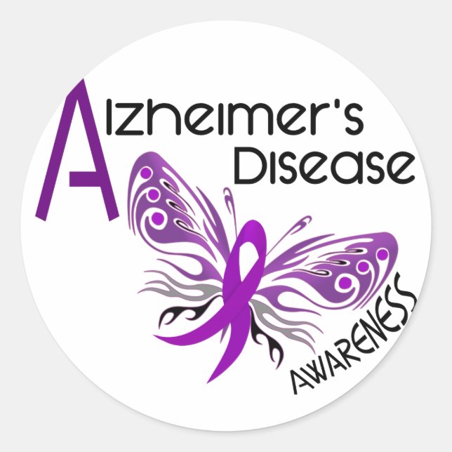 Adesivo Doença de Alzheimer BUTTERFLY 3 Sensibilização (Frente)
