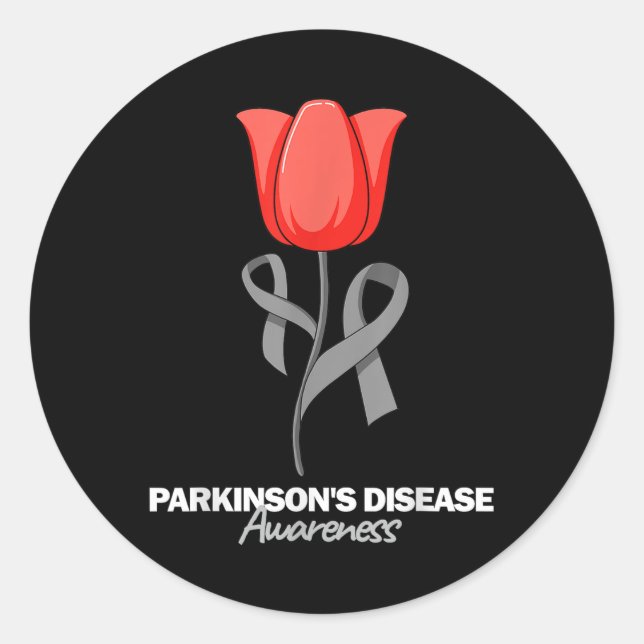 Adesivo Doença de Parkinsons Sensibilização Abril Mês Tuli (Frente)