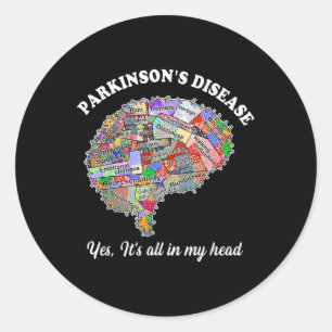 Adesivo Doença de Parkinsons, sim, está tudo no meu cérebr