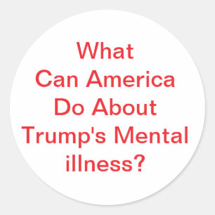 Adesivo Doença mental de Trump Hankamer Artjunkhaus Quadri