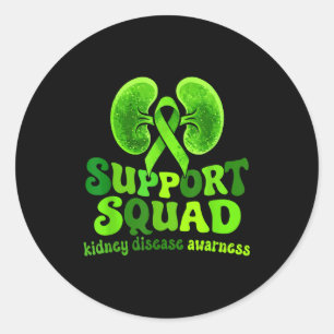 Adesivo Doença renal conscientização fita verde groovy