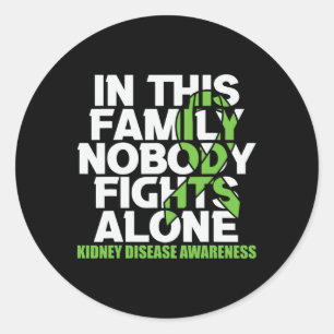 Adesivo Doença Renal Sensibilização Família de Fita Ningué