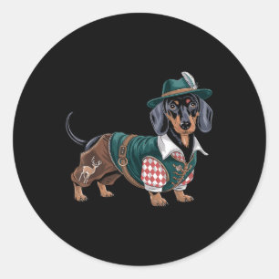 Adesivo Dog Dachshund Bavarian Weiner Sausado _3