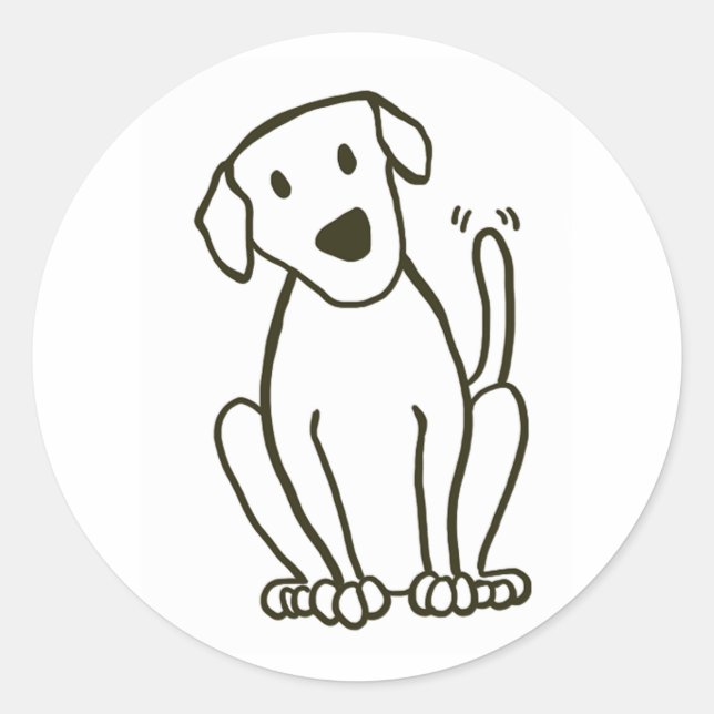 Adesivo Dog Sticker - Labrador Love (Frente)