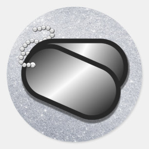 Adesivo dog tags militar
