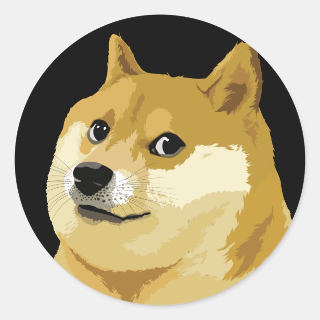 Adesivo Dogecoin Dogecoin Day To Moon Stock Market Crypto (Frente)