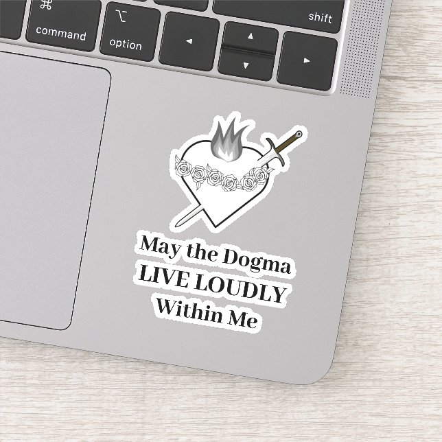 Adesivo Dogma Sticker (Detalhe)