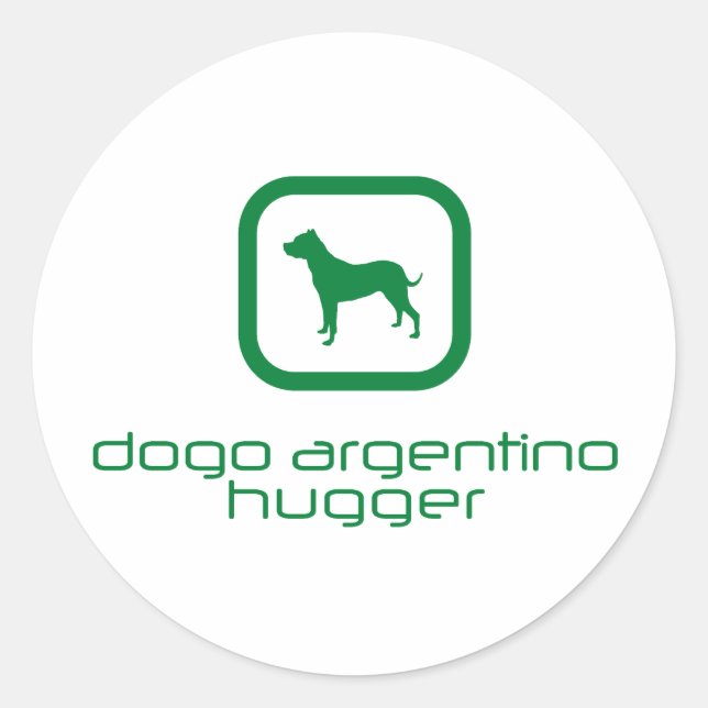 Adesivo Dogo Argentino (Frente)