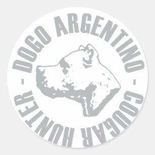 ADESIVO DOGO ARGENTINO COUGAR HUNTER