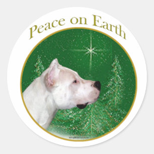Adesivo Dogo Argentino Peace