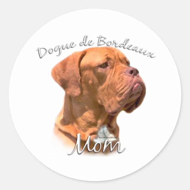 Adesivo Dogue de Bordeaux Mãe 2 (Frente)