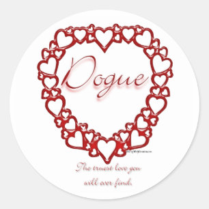 Adesivo Dogue de Bordeaux True Love - Sticker