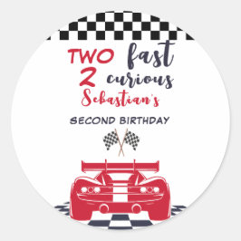 Adesivo Dois aniversários de criança rápidos e curiosos