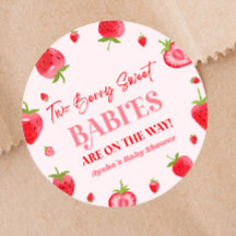 Dois Bebês Berry Doce Strawberry Twin Chá de frald