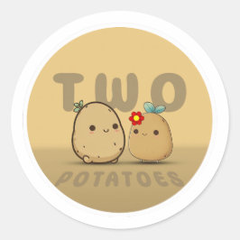 Adesivo Dois Clássicos De Batatas