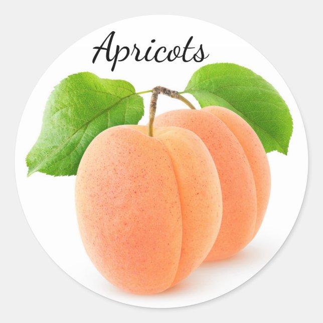 Adesivo Dois damascos (Frente)