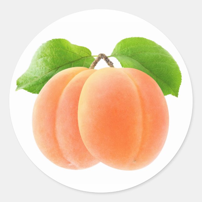 Adesivo Dois damascos (Frente)