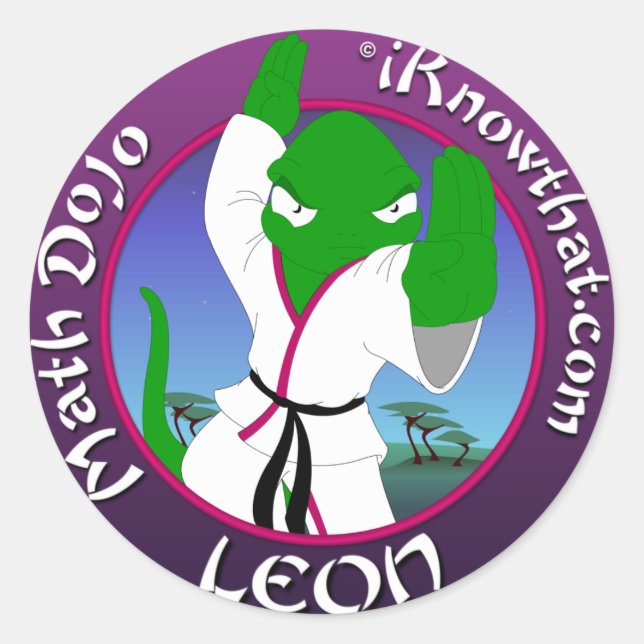 Adesivo Dojo Leon Stickers (Frente)