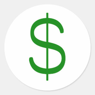 Adesivo Dólar - Sinal$ Verde Amarelo Rosa
