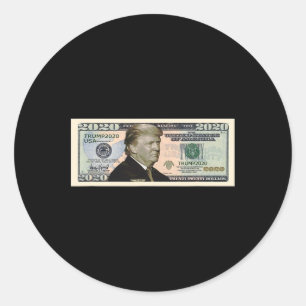 Adesivo Dólar Trump 2020