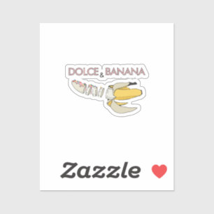 Adesivo Dolce e banana