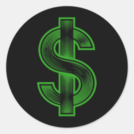 Adesivo Dollar Sign Money Symbol