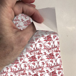 Adesivo Dollhouse Wallpaper mini toile vermelha de pequena