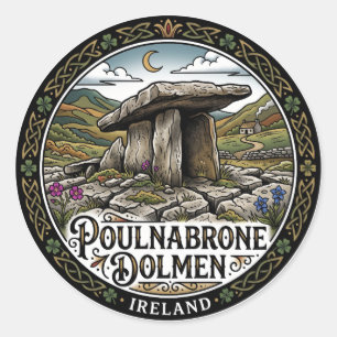Adesivo Dólmen de Poulnabrone Irlanda