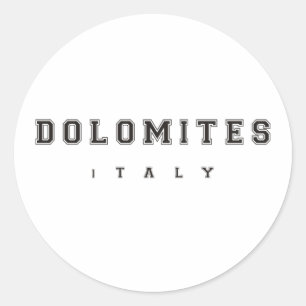 Adesivo Dolomites Italia