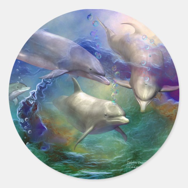 Adesivo Dolphin Dream Art Sticker (Frente)