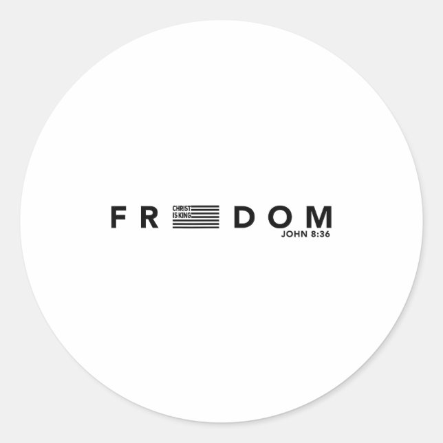 Adesivo Dom American Flag Christ Is King Sets You Design  (Frente)