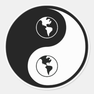Adesivo Dominação do mundo de Yin Yang