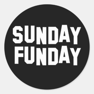Adesivo Domingo Funday