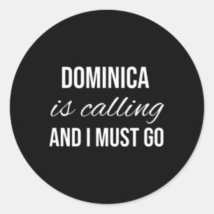 Adesivo Dominica Está Chamando E Eu Devo Ir - Raízes de Fé
