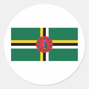 Adesivo Dominica Flag