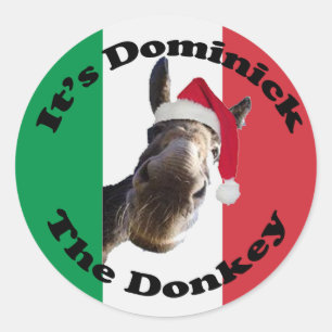 Adesivo dominick o asno