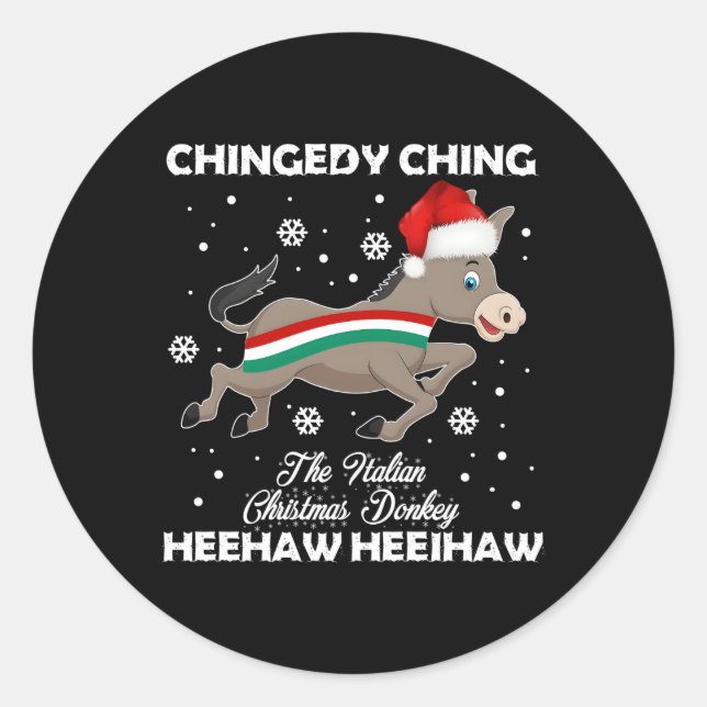 Adesivo Dominick O Donkey Italiano (Frente)