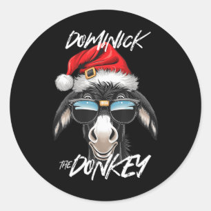 Adesivo Dominick The Donkey Engraçado Cristo Italiano De N