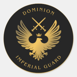 Adesivo Dominion Imperial Guarda redonda