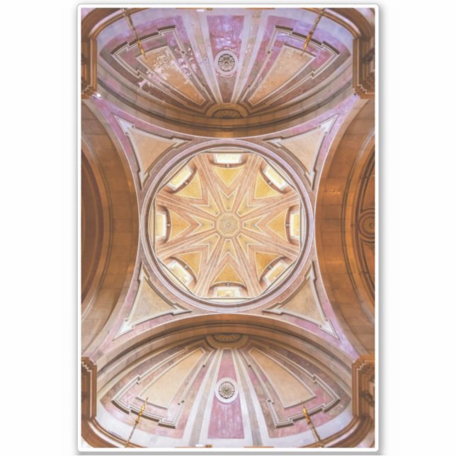 Adesivo Domo Barroco da Igreja de Santo Antonio de Lisboa (Frente)