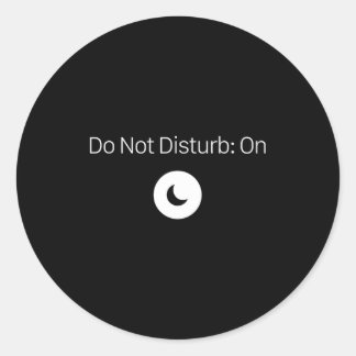 Adesivo Don' Disturb Antisocial Introvert