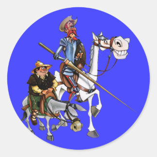 Adesivo DON QUIJOTE, SANCHO, ROCINANTE y RUCIO - Cervantes