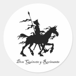 Adesivo Don Quixote y Rocinante
