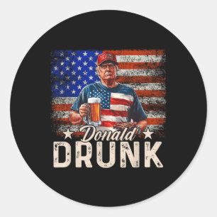 Adesivo Donald Bebado Trump Beer Cerveja 4 De Julho Americ